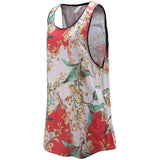 Women Plus Size Tops Summer Sleeveless Loose Printed Bottoming Vest T-shirt