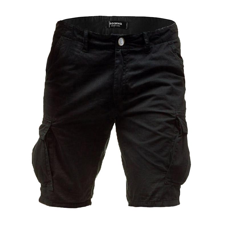 Mens Cargo Shorts Men's Multi-Pocket Loose Cargo Pants Men's Shorts Overalls