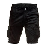 Mens Cargo Shorts Men's Multi-Pocket Loose Cargo Pants Men's Shorts Overalls
