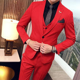 Casual Groom Attire Tuxedo Suits for Men Business Men Suit Men Bridegroom Wedding Suit