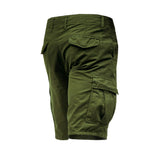 Mens Cargo Shorts Men's Multi-Pocket Loose Cargo Pants Men's Shorts Overalls