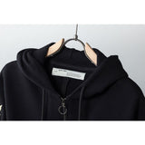 Off White Hoodie Hooded Sweater Casual Zipper Long Sleeve Clothing Owt