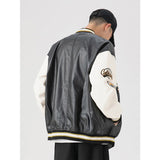 Letterman Jacket Outfit Senior Jackets Varsity Baseball Coat Spring and Autumn Jacket Men's Embroidered Loose Baseball Uniform Coat