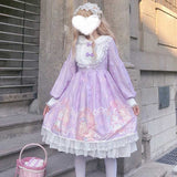 Gothic Lolita Harajuku Style Clothing Cat Lolita Lolita Long Sleeve Op Dress