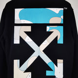 Off White Sweatshirts Long Sleeve round Neck Neck Sweater for Men and Women Autumn and Winter Ocean Theme