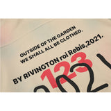 Rrr123 Hoodie Hand Painted Graffiti Retro Distressed Loose Hooded Sweater