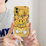 justin b drew phone case Doraemon Drew Iphone12pro Max Mobile Phone Case 8P Apple 11 Pikachu Xsmax