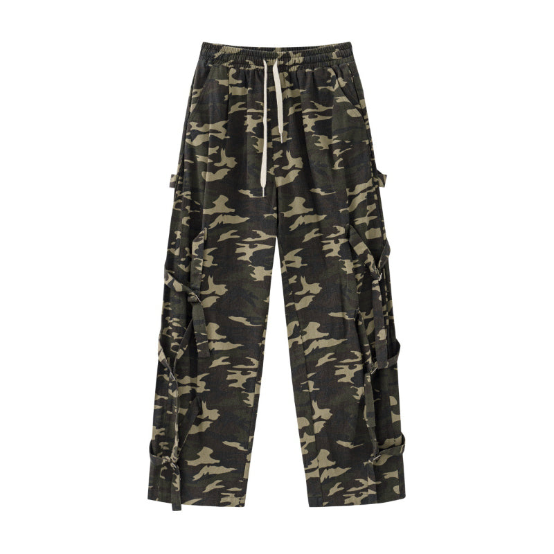 Men Cargo Pants Overalls Couple Straight