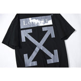 Off White T Shirt Ow Arrow Short Sleeve Tshirt Plus Size  Men's Clothing Owt Casual