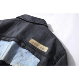 Off White Casual Jacket Arrow Denim Casual Coat Men Loose Owt
