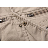 Men Utility Vest Work Zipper Tactical Work Vest Slim Pocket Jacket Cotton Multi-Pocket Casual Men's Vest