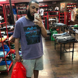 Cavempt Ce Cav @ Empt Ce Purple Male and Female Couple Short Sleeve