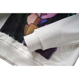 Charlie Luciano Hoodie Mulan Cartoon Print Loose Cotton