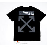 Off White T Shirt Cloud Arrow Short Sleeve Printed SummerUnisex Round Neck Tshirt Owt