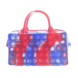 Bubble Pop Handbag Handbag Female Decompression Toy Double-Sided Bubble