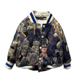 Toddler Boys Jackets Boys' Jacket Baseball Uniform Spring and Autumn Children's Clothing