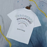 CHH Chrome Heart T Shirt Spring/Summer Diamond round Neck Short Sleeve T-shirt Men's and Women's Tops