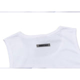 Fog T Shirt Double Line Letter Tshirt Vest Men's Clothing plus Size Retro Sports High Street Top Fear Of God