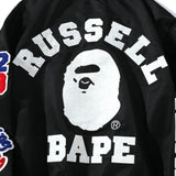 BAPE Varsity Jacket Embroidered Jacket Men's Casual Jacket