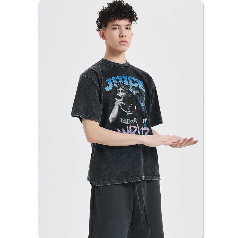 Juice WRLD T Shirt Summer Singer Juice WRLD Printed Men's Short-Sleeved T-shirt