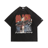 Blackair T Shirt Vintage Summer Short Sleeve T-shirt