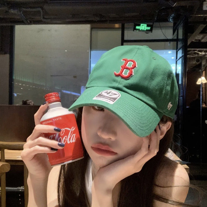 Dogers Baseball Cap Green Hats Women's Spring and Autumn Baseball Cap Men