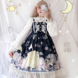 Gothic Lolita Harajuku Style Clothing Observer JSK Lolita Dresses Gradient Lolita