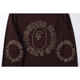 Shark Print Sweatshirts Spring and Autumn Cotton round Neck Long Sleeves T-shirt Men and Women