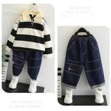 Toddler Boys Sweater Boys' Spring and Autumn Suits Children's Clothing