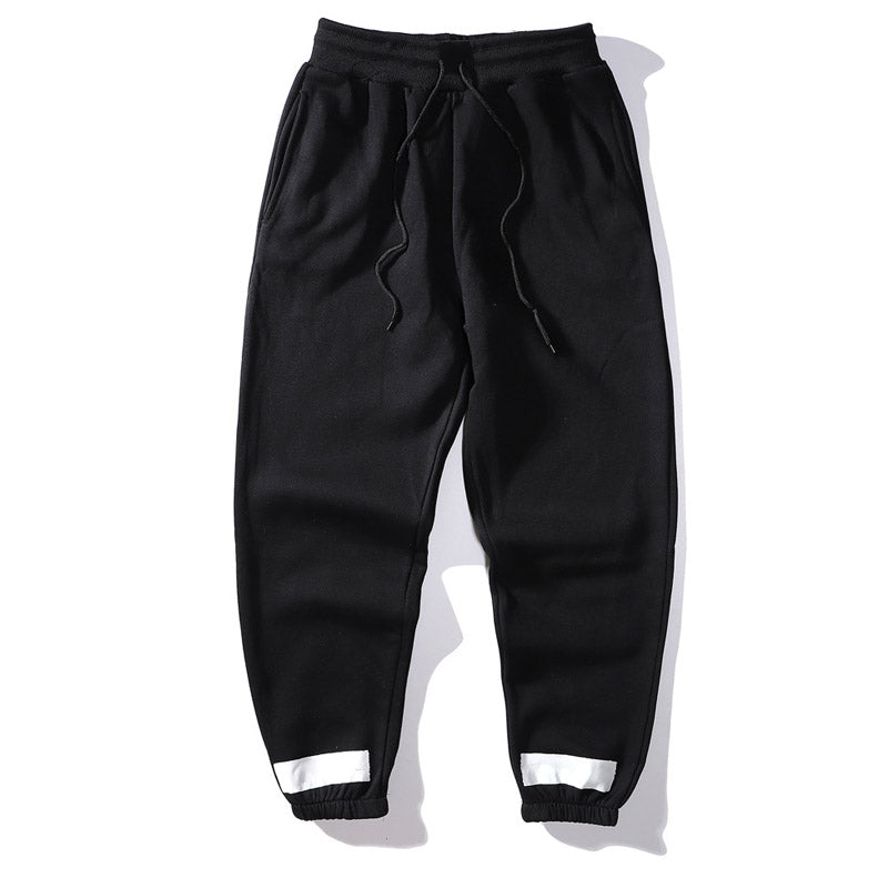 Off White Winter Pants Spring and Autumn Tulip Pattern Men's and Women's Casual Pants