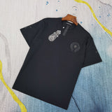 CHH Chrome Heart T Shirt Spring/Summer Round Neck Short Sleeve T-shirt For Men And Women