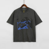 Cavempt Ce Life Cav @ Empt Printed Short-Sleeved T-shirt for Men and Women