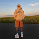 Present Hoodie Letter Printed Hoodie Hip Hop Loose Couple