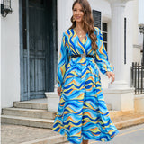 Nina Parker Dresses Pleated Long Sleeve Dress