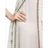 Women Dresses Embroidered Cotton Yarn Suspender Dress