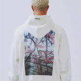 Fog Hoodie Floral Sweatshirt Hoodie Male and Female Large Size Retro Sports Fear Of God essential