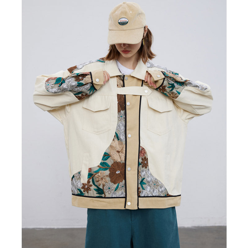 Letterman Jacket Outfit Senior Jackets Varsity Baseball Coat Jacket Men's and Women's Loose Spring and Autumn Jacket