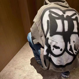 Chito Dog Print Hoodie Autumn Cartoon Puppy Graffiti Women's Hooded Sweater Loose