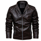 Tactics Style Men Outdoor Windproof Coat Men Casual Jacket Fashion Leather Jacket Men's plus Size Leather Jacket