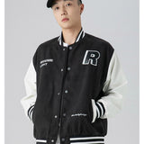 Letterman Jacket Outfit Senior Jackets Varsity Baseball Coat Spring and Autumn Workwear Jacket Men's Casual Jacket