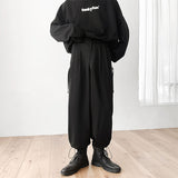 Men Suit Pants Loose-Fitting Casual Ankle-Banded Suit Pants