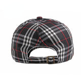 Vintage Check Baseball Cap