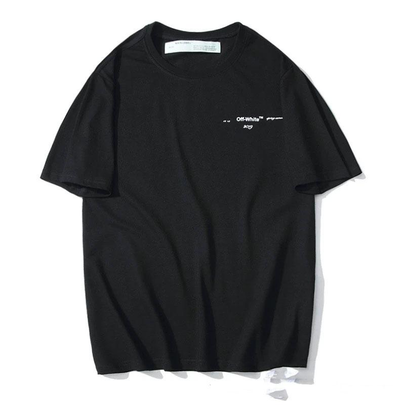 Off White T Shirt Arrow Short Sleeve Tshirt Plus Size Casual Fashionable Coat Top Owt Men's Clothing