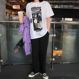 Cavempt Ce Life Cav @ Empt Abstract Pure Cotton Men and Women Couple T-shirt Short Sleeve