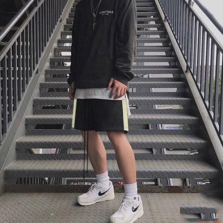 Fog Essentials Shorts Fog Fear Of God Essentials Drawstring Sports Shorts Men and Women Loose Shorts