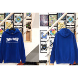 Thrasher Hoodie Loose Hooded Sweater for Men and Women Autumn