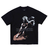 Present Angel T Shirt Printed Men's Loose Casual Women's Short-Sleeved T-shirt