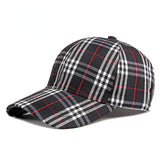 Vintage Check Baseball Cap