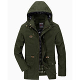 Tactics Style Men Outdoor Windproof Coat Men Casual Jacket Men's Autumn Hooded Casual MultiPocket plus Size Coat