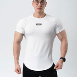 jogging shorts for men Slim Fit Muscle Gym Men Shorts Casual Undershirt round Neck Outdoor Running Base Short Sleeve